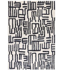 Mason Script Rug by Asiatic Monochrome