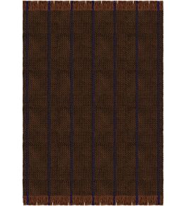 Massproductions Cord Rug by Layered Blue Brown Massproductions Cord Rug by Layered Blue Brown