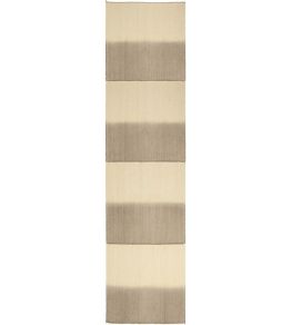 Matiz Bands Runner Rug by Nanimarquina Ivory Matiz Bands Runner Rug by Nanimarquina Ivory