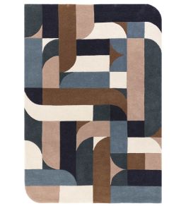 Matrix Klotski Rug by Asiatic Teal 89 Matrix Klotski Rug by Asiatic Teal 89