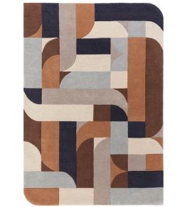 Matrix Klotski Rug by Asiatic Terracotta 88 Matrix Klotski Rug by Asiatic Terracotta 88