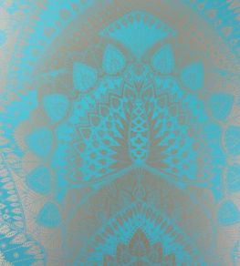 Azari Wallpaper by Matthew Williamson Turquoise/Gold