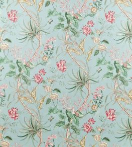 Mauritius Fabric by Sanderson Rose/Duck Egg Mauritius Fabric by Sanderson Rose/Duck Egg