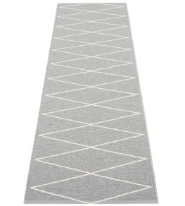 Max Runner Rug by Pappelina Grey/Vanilla