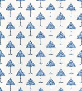 May Tree Fabric by Thibaut Blue and White May Tree Fabric by Thibaut Blue and White