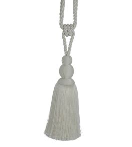 Maya 1 Tassel Tieback Trimming by Houles Vanille Maya 1 Tassel Tieback Trimming by Houles Vanille