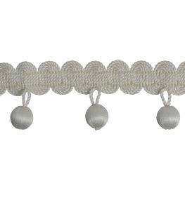 Maya Beaded Fringe 25mm Trimming by Houles Vanille