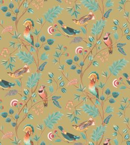 Mayani Metallic Wallpaper by Osborne & Little Metallic Gold