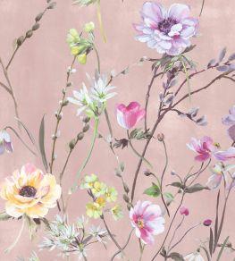 Maytime Wallpaper by Woodchip & Magnolia Dusky Pink