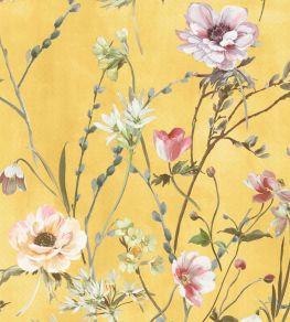 Maytime Wallpaper by Woodchip & Magnolia Sunny Yellow