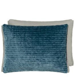 Mazarin Cushion 40 x 30cm by Designers Guild Teal Mazarin Cushion 40 x 30cm by Designers Guild Teal