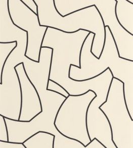 Maze Game Wallpaper by Casadeco Noir Maze Game Wallpaper by Casadeco Noir