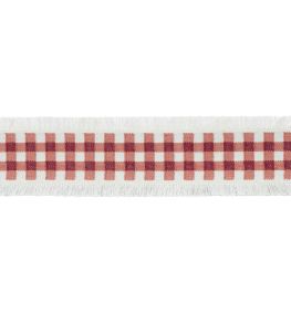 MDS Check Border Trimming by Samuel & Sons Berry MDS Check Border Trimming by Samuel & Sons Berry