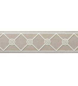 MDS Embroidered Lattice Borber Trimming by Samuel & Sons Natural MDS Embroidered Lattice Borber Trimming by Samuel & Sons Natural
