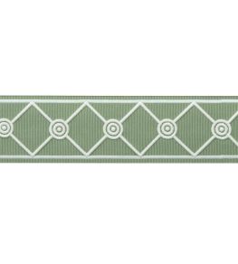 MDS Embroidered Lattice Borber Trimming by Samuel & Sons Willow MDS Embroidered Lattice Borber Trimming by Samuel & Sons Willow