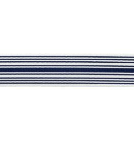 MDS Stripe Border 5.1cm Trimming by Samuel & Sons Sapphire MDS Stripe Border 5.1cm Trimming by Samuel & Sons Sapphire