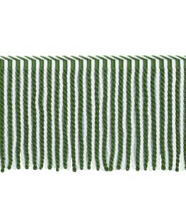 MDS Stripe Bullion Fringe 21cm Trimming by Samuel & Sons Fern MDS Stripe Bullion Fringe 21cm Trimming by Samuel & Sons Fern