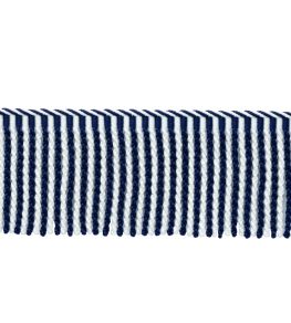 MDS Stripe Bullion Fringe 7.6cm Trimming by Samuel & Sons Sapphire MDS Stripe Bullion Fringe 7.6cm Trimming by Samuel & Sons Sapphire
