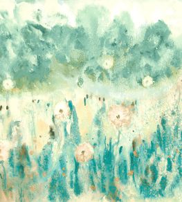 Meadow Mural by Ohpopsi Jade & Linen Meadow Mural by Ohpopsi Jade & Linen