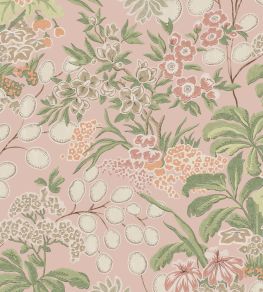 Meadow Wallpaper by Thibaut Blush Meadow Wallpaper by Thibaut Blush