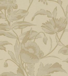 Meandering Floral Wallpaper by Eijffinger Beige/Sand/Gold Meandering Floral Wallpaper by Eijffinger Beige/Sand/Gold