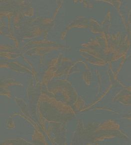 Meandering Floral Wallpaper by Eijffinger Blue/Green Meandering Floral Wallpaper by Eijffinger Blue/Green