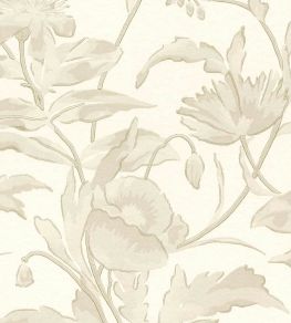 Meandering Floral Wallpaper by Eijffinger White/Cream Meandering Floral Wallpaper by Eijffinger White/Cream