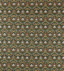 Meda Iris Fabric by Morris & Co Forest/Russet Meda Iris Fabric by Morris & Co Forest/Russet