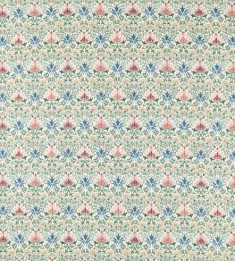 Meda Iris Fabric by Morris & Co Rose/Thyme