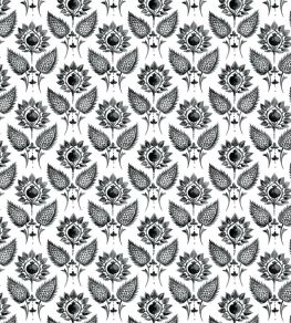 Medici Flower Fabric by William Yeoward Slate Medici Flower Fabric by William Yeoward Slate