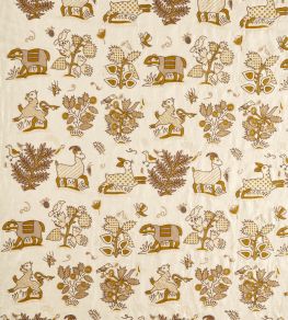 Medieval Embroidery Fabric by Sanderson Harvest Medieval Embroidery Fabric by Sanderson Harvest