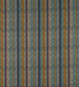 Medina Stripe Fabric by Jane Churchill Blue/Multi