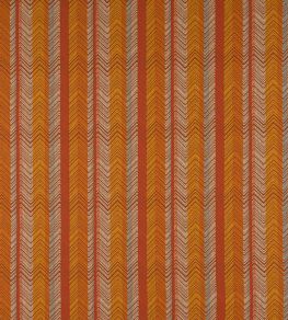 Medina Stripe Fabric by Jane Churchill Red