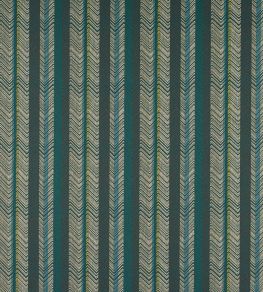 Medina Stripe Fabric by Jane Churchill Teal