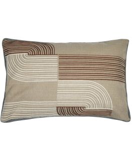 Mellow Cushion 40 x 60cm by Maison Casamance Beige Mellow Cushion 40 x 60cm by Maison Casamance Beige
