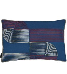 Mellow Cushion 40 x 60cm by Maison Casamance Bleu Cobalt Mellow Cushion 40 x 60cm by Maison Casamance Bleu Cobalt
