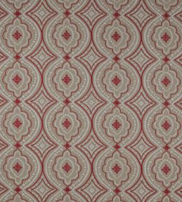 Menara Fabric by Jane Churchill Red Menara Fabric by Jane Churchill Red
