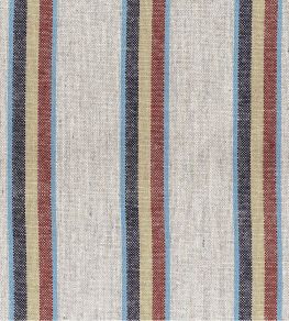 Meridian Stripe Fabric by Ian Mankin Mixed