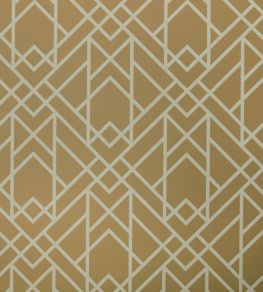 Metro Wallpaper by 1838 Wallcoverings Mustard Metro Wallpaper by 1838 Wallcoverings Mustard