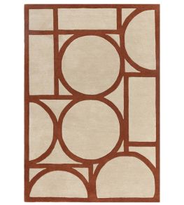 Metro Rug by Asiatic Rust