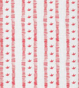Meuse Fabric by Kate Medlicott Pink Raspberry Meuse Fabric by Kate Medlicott Pink Raspberry