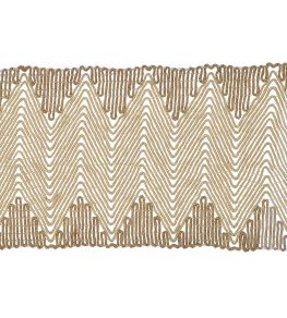 Mexico Guipure Braid 60mm Trimming by Houles Sable Mexico Guipure Braid 60mm Trimming by Houles Sable