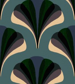 Mezzelune Wallpaper by MINDTHEGAP Kale Mezzelune Wallpaper by MINDTHEGAP Kale