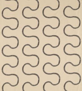 Michi Fabric by Harlequin Shiitake / Charcoal / Celestial