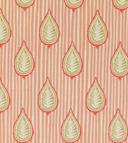 Midhurst Fabric by Titley and Marr Scarlet, Grass & Coral Midhurst Fabric by Titley and Marr Scarlet, Grass & Coral