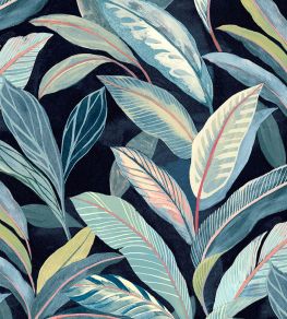 Midi Oasis Fabric by Arley House Indigo Midi Oasis Fabric by Arley House Indigo