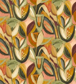 Midi Tulpen Fabric by Arley House Mango Midi Tulpen Fabric by Arley House Mango