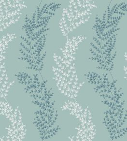 Mimosa Trail Wallpaper by Ohpopsi Teal Mimosa Trail Wallpaper by Ohpopsi Teal