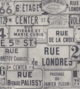 Street Signs Wallpaper by MINDTHEGAP Blue