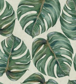 Tropical Leaf Wallpaper by MINDTHEGAP Green